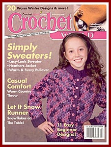 Cover of Feb 06 issue of Crochet World