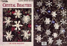 Leisure Arts Crystal Beauties snowflakes