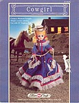 Cowgirl pattern for 15 inch fashion doll.