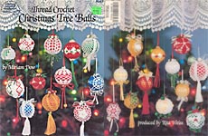 Thread Crochet Christmas Tree Balls