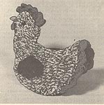 Annie's Attic Chicken Crow-Chet: Henrietta Pot Holder