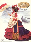 Annies Calendar Bed Doll Society, Victorian Lady Centenial Collection, Miss July 1993