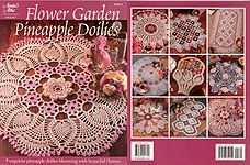 Annie's Attic Flower Garden Pineapple Doilies