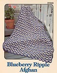 Annie's Attic Blueberry Ripple afghan