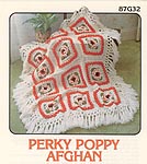 Annie's Attic Perky Poppy afghan