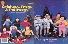 Crickets, Frogs, & Polliwogs for soft-sculptured dolls
