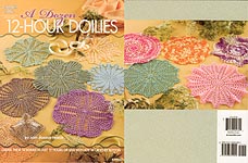 Annie's Attic A Dozen 12- Hour Doilies