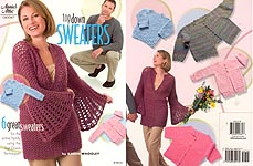 Annie's Attic Top- Down Sweaters