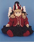 Td Creations Carrie, 19" January Angel, Crafter's Collectible Series