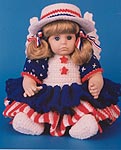 Td Creations Sammie, 19" July Angel, Crafter's Collectible Series