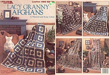 LA Lacy Granny Afghans in Planned and Scrap Colors