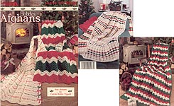 Leisure Arts Holiday Afghans to Crochet in One Piece