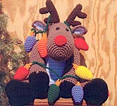 Crochet Village Roebuck the Reindeer