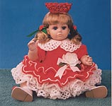 Happy Valentine Baby for 19 inch baby dolls.