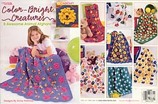 LA Color Bright Creatures afghans