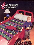 Annie's Crochet Quilt & Afghan Club, Car Afghan & Pillow