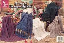 Annie's Attic Crochet Harvest of Homespun Afghans