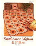 Annie's Attic Sunflower Afghan & Pillow