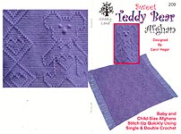 Shady Lane Sweet Teddy Bear Afghan