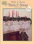 ASN Bells 'n' Bows Mantel Swag in Filet Crochet