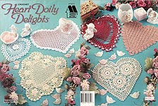 Annie's Attic Crochet Heart Doily Delights