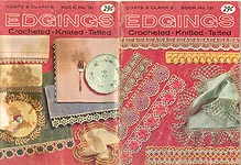 Coats & Clark's Book No. 121: Edgings - Crocheted - Knitted - Tatted