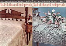 Lily Crochet Design Book No. 207: Tablecloths and Bedspreads