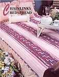 Annie's Crochet Quilt & Afghan Club, Chainlinks Bedspread