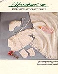 Herrschners Lattice- Stitch Baby Set