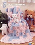 Annie's Crochet Quilt & Afghan Club Baby's Windmills