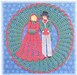 BellaCrochet God Rest Ye Merry Gentlemen Doily