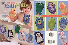 Annie's Attic Fun-Time Bath Mitts