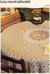 Marshall Cavendish LTD Lacy Round Tablecloth