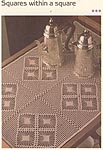 Marshall Cavendish LTD Squares Within a Square Tray Cloth