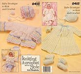 Knitting & Crochet With Style from Simplicity: Baby Boutique to Knit and Crochet
