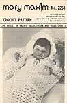 Mary Maxim Crochet Pattern No. 2258: Hooded Wrap and Sweater Set