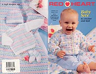 Red Heart Book No. 1423: Baby Sets to Crochet and Knit