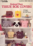 LA Animal Face Tissue Box Covers