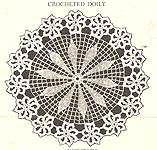 Crocheted Doily pattern sheet