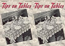 Coats & Clark's Book No. 167: Tips on Tables