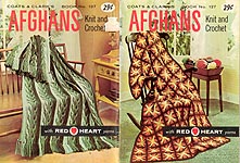 Coats & Clark's Book No. 127: Afghans Knit and Crochet