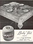 Lily Leaflet No. 99: Lovely Filet Tablecloth