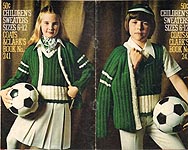 Coats & Clark Book No. 241: Children's Sweaters Sizes 6 - 12