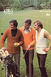 King Patterns No. 2057: U- Neck Vest, Pullover, & Cardigan