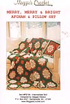 Maggie's Crochet Merry, Merry & Bright Afghan & Pillow Set