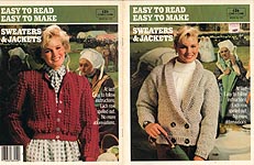 Coats & Clark Book No. 100: Easy To Read Easy To Make Sweaters & Jackets