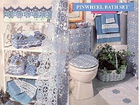 Annie's Attic Pinwheel Bath Set