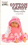 Gourmet Crochet Baby Cotton Candy Dress and Hat