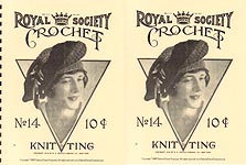 REPRODUCTION: Royal Society Crochet and Knitting Book No. 14