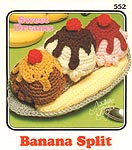 Annie's Attic Sweet Dreams: BANANA SPLIT (original B/W version)